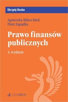 Chomikuj, ebook online Prawo finansów publicznych. Wydanie 4. Agnieszka Mikos-Sitek
