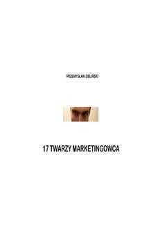 Chomikuj, ebook online 17 twarzy marketingowca. Przemysław Zieliński