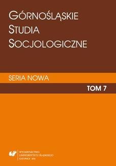 Chomikuj, ebook online „Górnośląskie Studia Socjologiczne. Seria Nowa”. T. 7. red. Tomasz Nawrocki