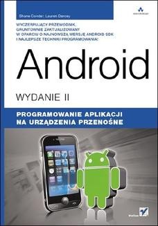 Ebook Android. Programowanie aplikacji na urządzenia przenośne. Wydanie II pdf