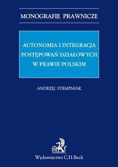 Chomikuj, ebook online Autonomia i integracja postępowań działowych w prawie polskim. Andrzej Stempniak