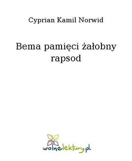 Ebook Bema pamięci żałobny rapsod pdf