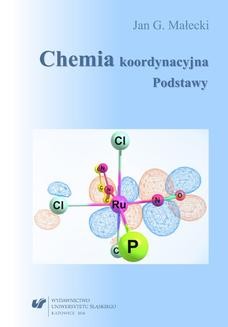 Chomikuj, ebook online Chemia koordynacyjna. Podstawy. Jan Grzegorz Małecki