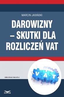 Chomikuj, ebook online Darowizny – skutki dla rozliczeń VAT. Marcin Jasiński