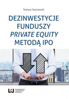 Ebook Dezinwestycje funduszy private equity metodą IPO pdf