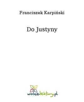 Chomikuj, ebook online Do Justyny. Franciszek Karpiński