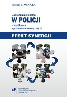 Chomikuj, ebook online Doskonalenie lokalne w Policji a współpraca z podmiotami zewnętrznymi. Efekt synergii. Jadwiga Stawnicka