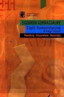 Ebook Egzamin gimnazjalny Część humanistyczna W kręgu Historii pdf