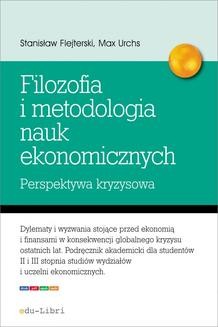 Ebook Elementy filozofii i metodologii nauk ekonomicznych. Perspektywa kryzysowa pdf