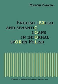Chomikuj, ebook online English lexical and semantic loans in informal spoken Polish. Marcin Zabawa