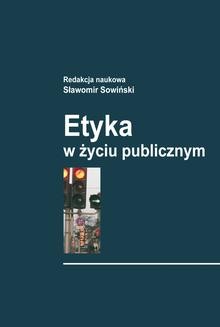 Ebook Etyka w życiu publicznym pdf