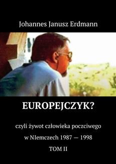 Chomikuj, ebook online Europejczyk?. Johannes Janusz Erdmann
