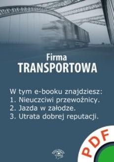 Chomikuj, ebook online Firma transportowa. Wydanie lipiec 2014 r.. Izabela Kunowska