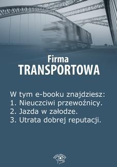 Ebook Firma transportowa. Wydanie lipiec 2014 r. pdf