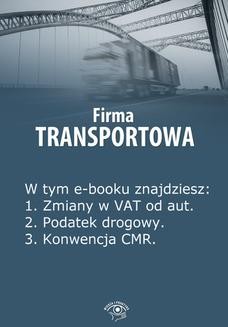 Ebook Firma transportowa, wydanie marzec 2014 r. pdf