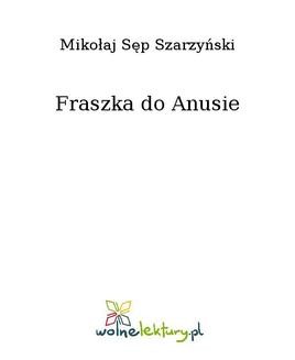Ebook Fraszka do Anusie pdf