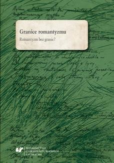 Chomikuj, ebook online Granice romantyzmu. Romantyzm bez granic?. red. Marek Piechota