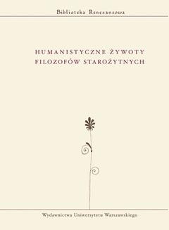 Ebook Humanistyczne żywoty filozofów starożytnych pdf