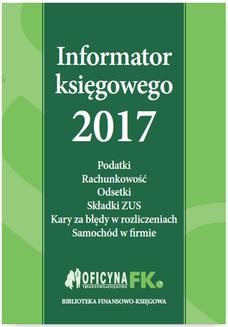 Ebook Informator księgowego 2017 pdf