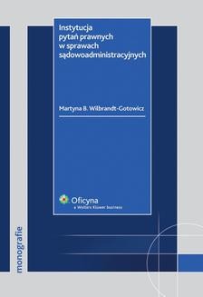 Chomikuj, ebook online Instytucja pytań prawnych w sprawach sądowoadministracyjnych. Opracowanie zbiorowe null