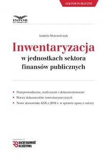 Ebook Inwentaryzacja w jednostkach sektora finansów publicznych pdf