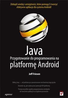 Ebook Java. Przygotowanie do programowania na platformę Android pdf