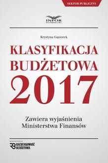 Ebook Klasyfikacja budżetowa 2017 pdf