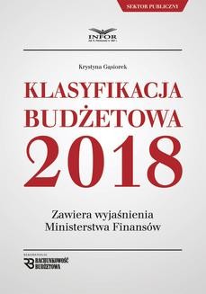 Chomikuj, ebook online Klasyfikacja budżetowa 2018. Krystyna Gąsiorek
