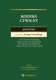Chomikuj, ebook online Kodeks cywilny. Komentarz. Wydanie 2. Jerzy Ciszewski