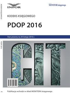 Chomikuj, ebook online Kodeks księgowego – PDOP 2016. Monitor księgowego