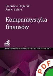 Ebook Komparatystyka finansów pdf