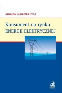 Ebook Konsument na rynku energii elektrycznej pdf