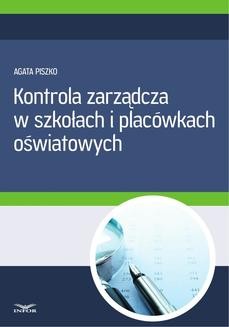 Ebook Kontrola zarządcza w szkołach i placówkach oświatowych pdf