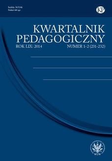 Chomikuj, ebook online Kwartalnik Pedagogiczny 2014/1-2 (231-232). Anna Wiłkomirska