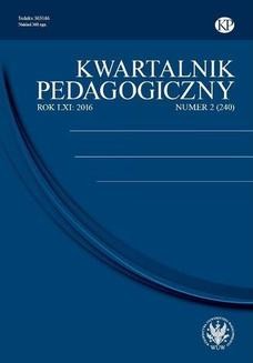 Chomikuj, ebook online Kwartalnik Pedagogiczny 2016/2 (240). Praca zbiorowa