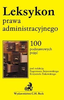 Chomikuj, ebook online Leksykon prawa administracyjnego. Eugeniusz Bojanowski