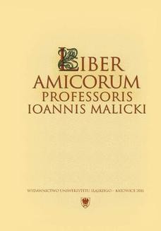 Ebook Liber amicorum Professoris Ioannis Malicki pdf