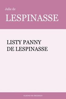 Chomikuj, ebook online Listy panny de Lespinasse. Julie de Lespinasse
