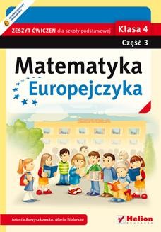 Ebook Matematyka Europejczyka. Zeszyt ćwiczeń dla szkoły podstawowej. Klasa 4. Część 3 pdf