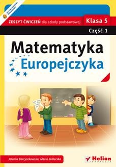 Ebook Matematyka Europejczyka. Zeszyt ćwiczeń dla szkoły podstawowej. Klasa 5. Część 1 pdf