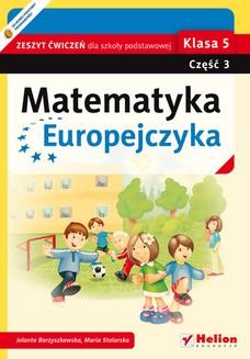 Ebook Matematyka Europejczyka. Zeszyt ćwiczeń dla szkoły podstawowej. Klasa 5. Część 3 pdf