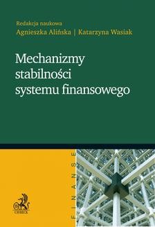 Ebook Mechanizmy stabilności systemu finansowego pdf