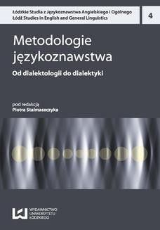 Chomikuj, ebook online Metodologie językoznawstwa 4. Od dialektologii do dialektyki. Piotr Stalmaszczyk