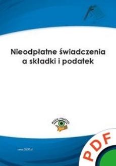 Chomikuj, ebook online Nieodpłatne świadczenia a składki i podatek. Opracowanie zbiorowe