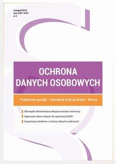 Chomikuj, ebook online Ochrona danych osobowych – wydanie listopad 2014 r.. Xawery Konarski