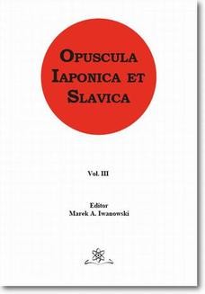 Ebook Opuscula Iaponica et Slavica Vol. 3 pdf