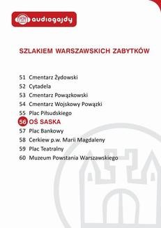 Ebook Oś Saska. Szlakiem warszawskich zabytków pdf