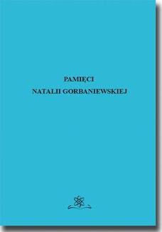Ebook Pamięci Natalii Gorbaniewskiej pdf