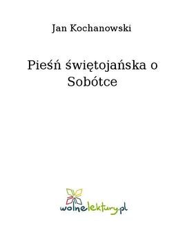 Ebook Pieśń świętojańska o Sobótce pdf