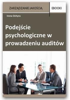 Chomikuj, ebook online Podejście psychologiczne w prowadzeniu auditów. Irena Ochyra